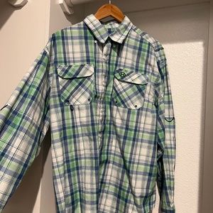 SIZE XL HeyBo Fishing Shirt.  LIKE NEW